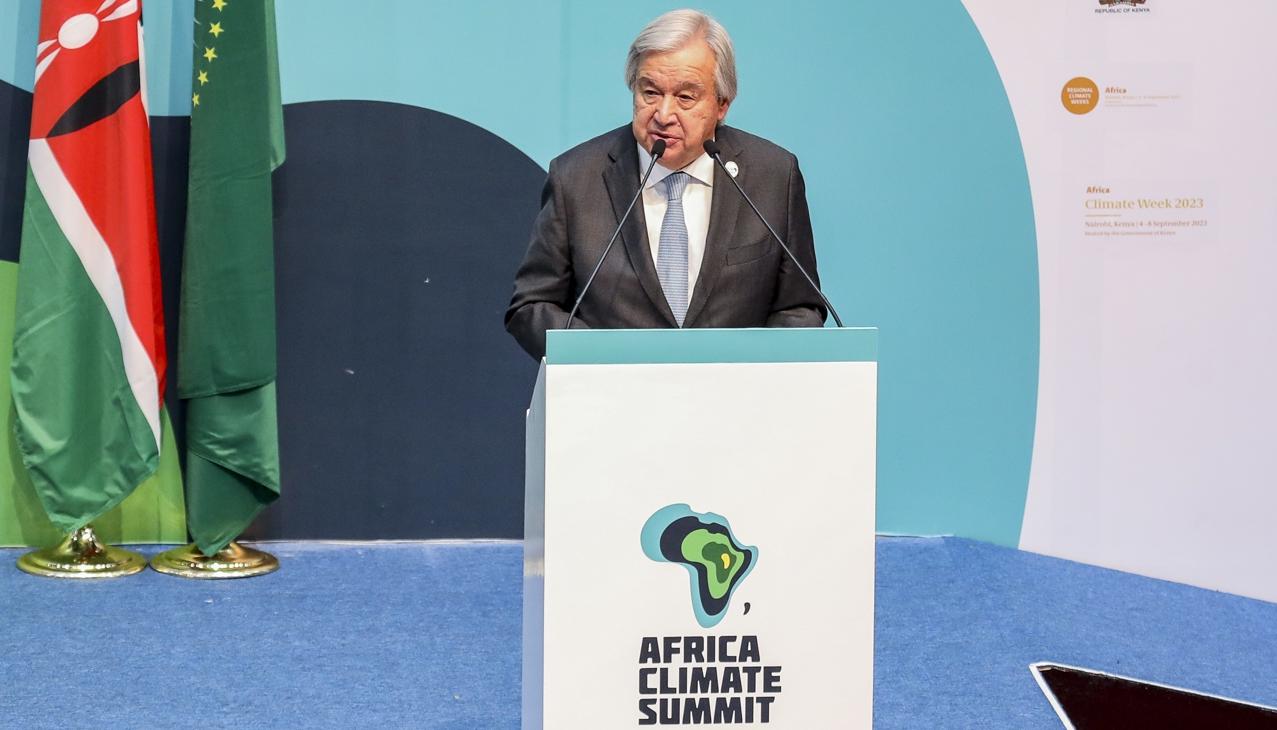 El secretario general de la ONU, António Guterres.