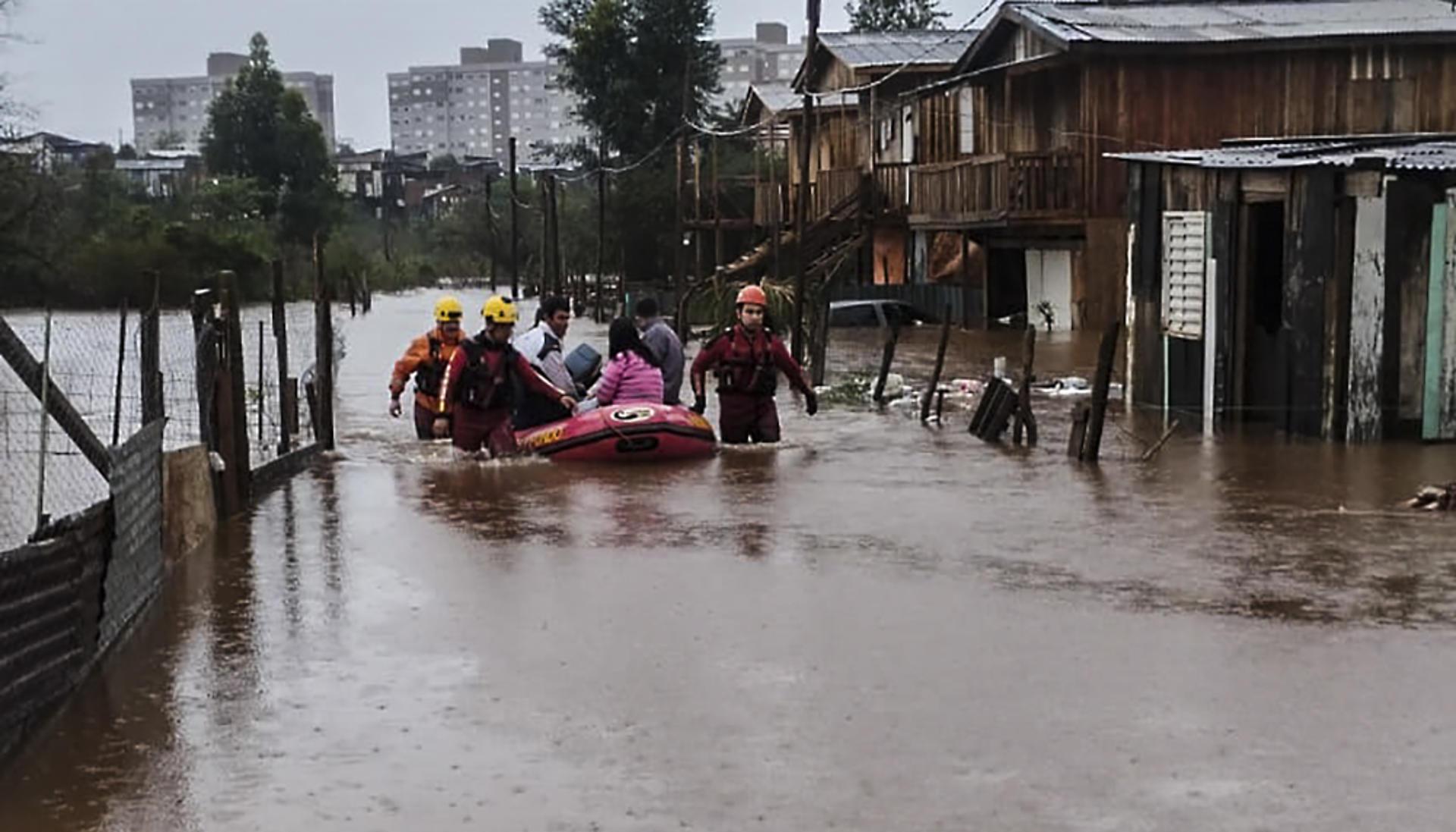 Inundaciones en Brasil. 