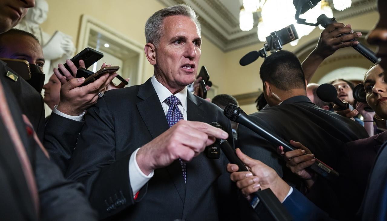 El presidente de la Cámara de Representantes estadounidense,  Kevin McCarthy.