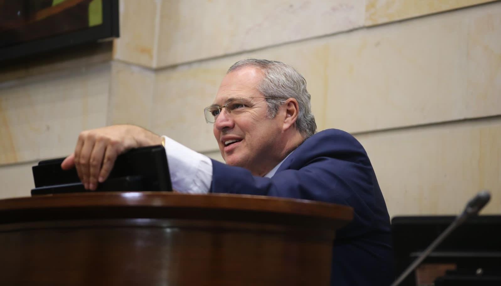El presidente del Senado, Iván Name.