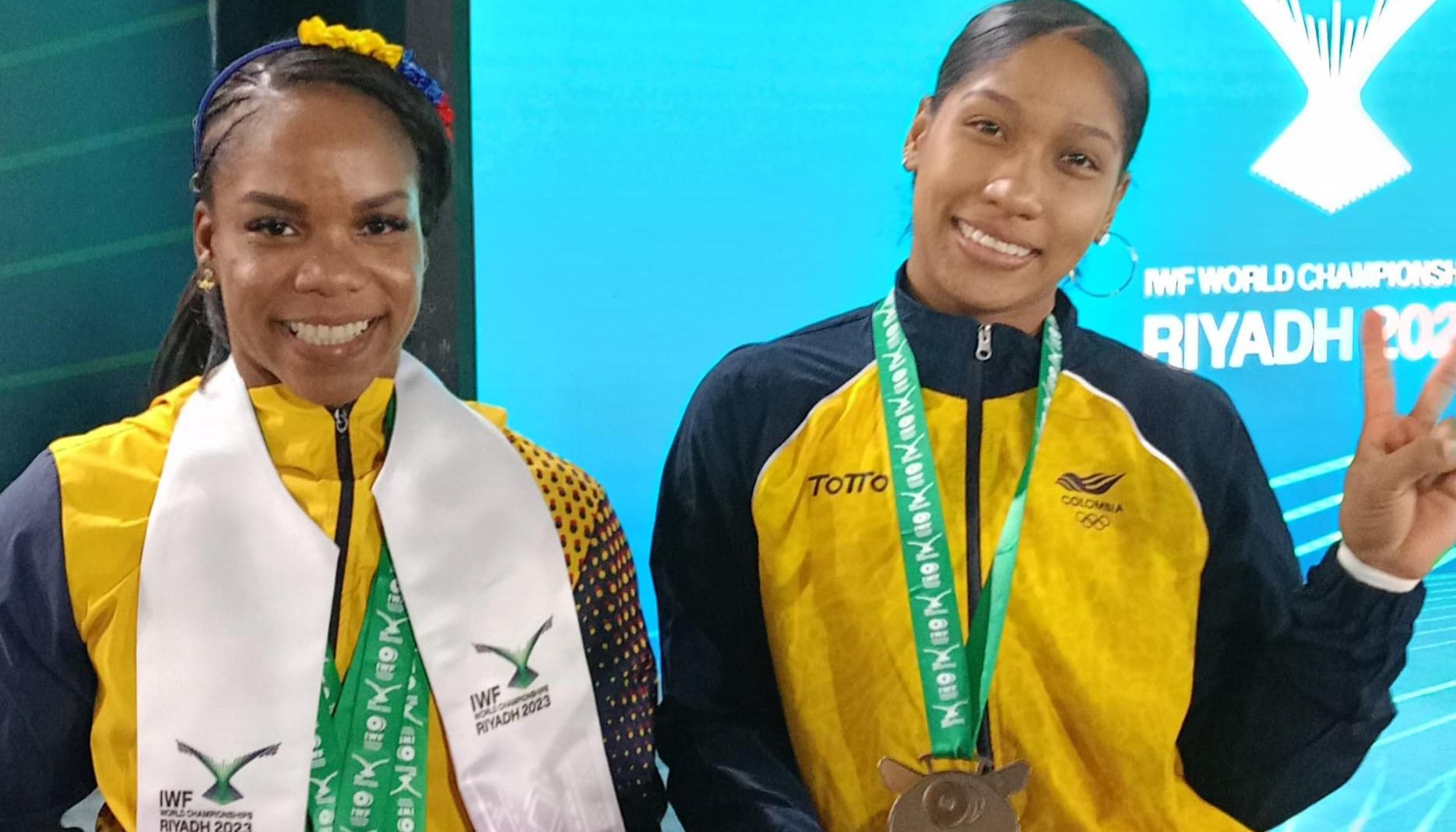 Natalia Llamosa y Julieth Rodríguez.