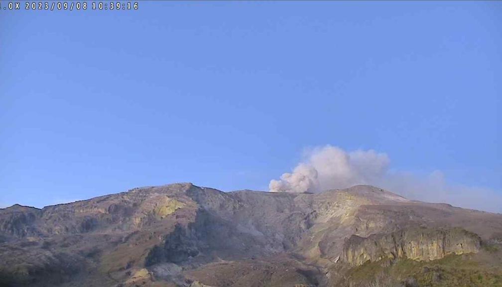Actividad sísmica en el Nevado del Ruiz