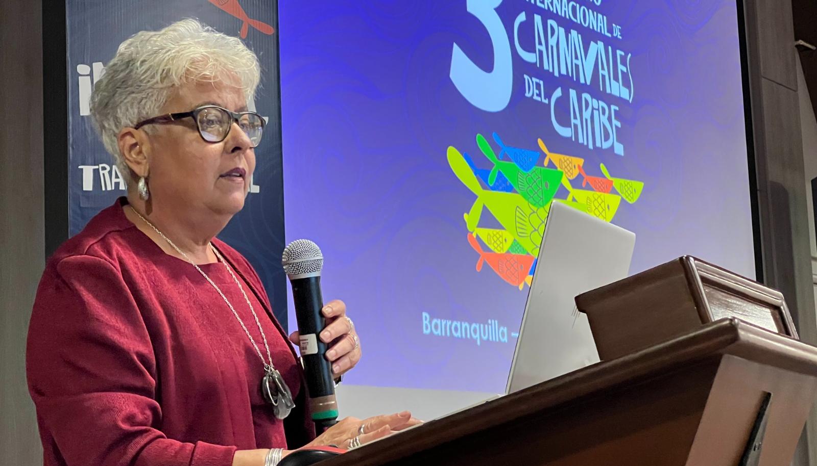 Olga Rufins, Especialista de Cultura de la Oficina Regional de Cultura para América Latina y el Caribe de la Unesco.