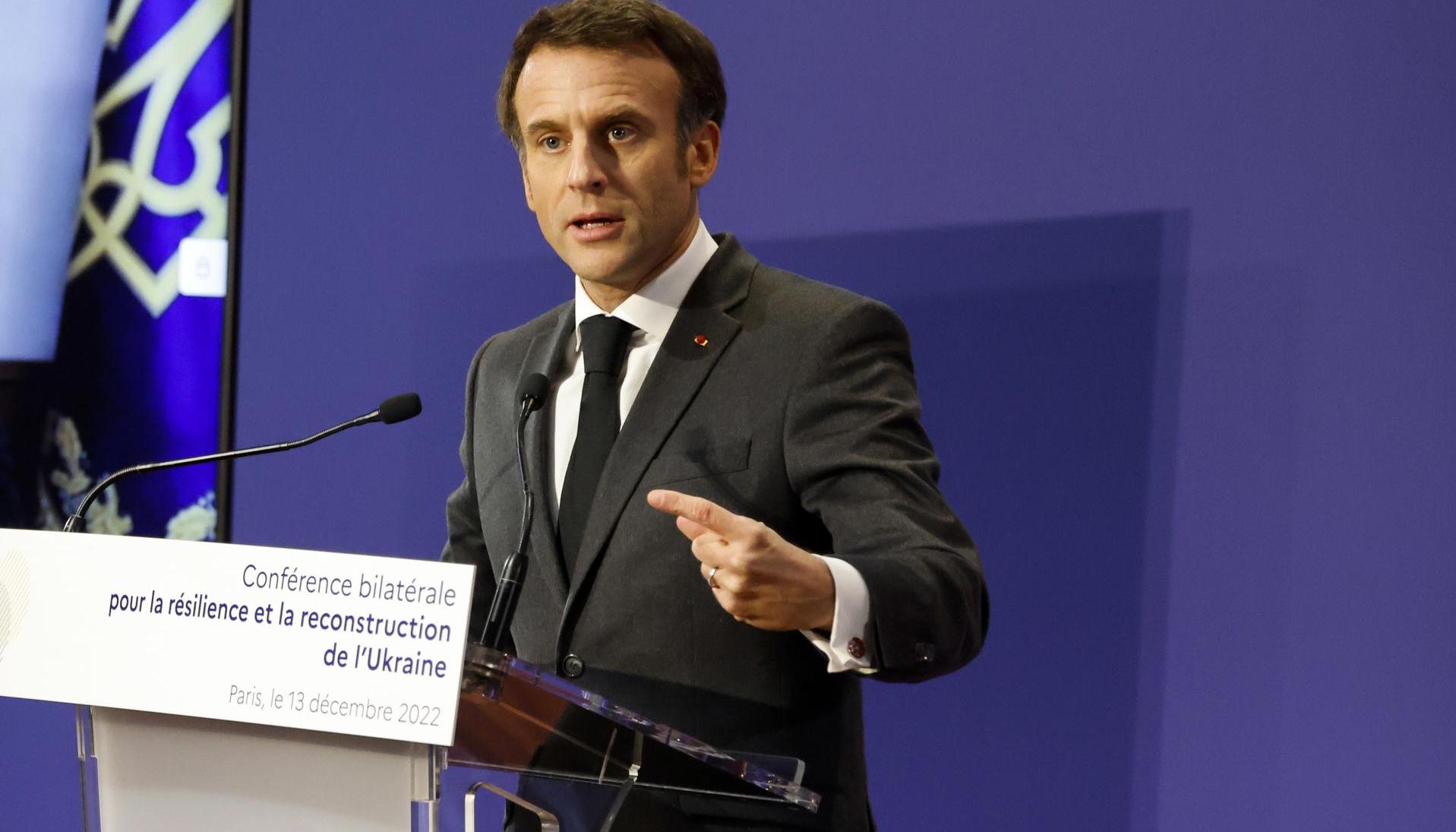 El presidente francés, Emmanuel Macron. 