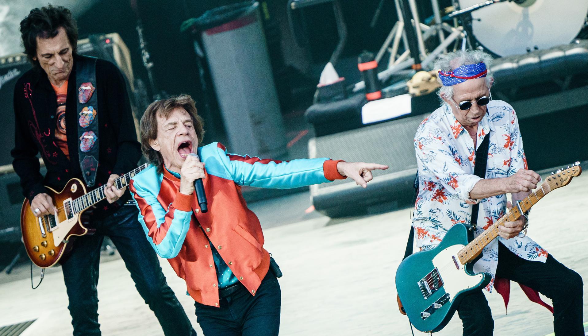 La banda Rolling Stones.