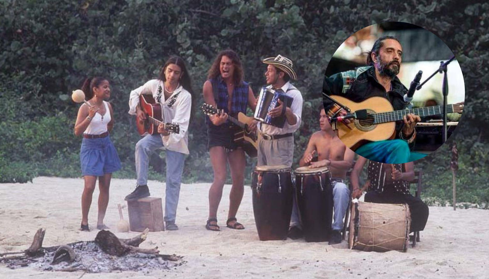 Teto Ocampo junto a Carlos Vives en la canción 'La tierra del olvido.'