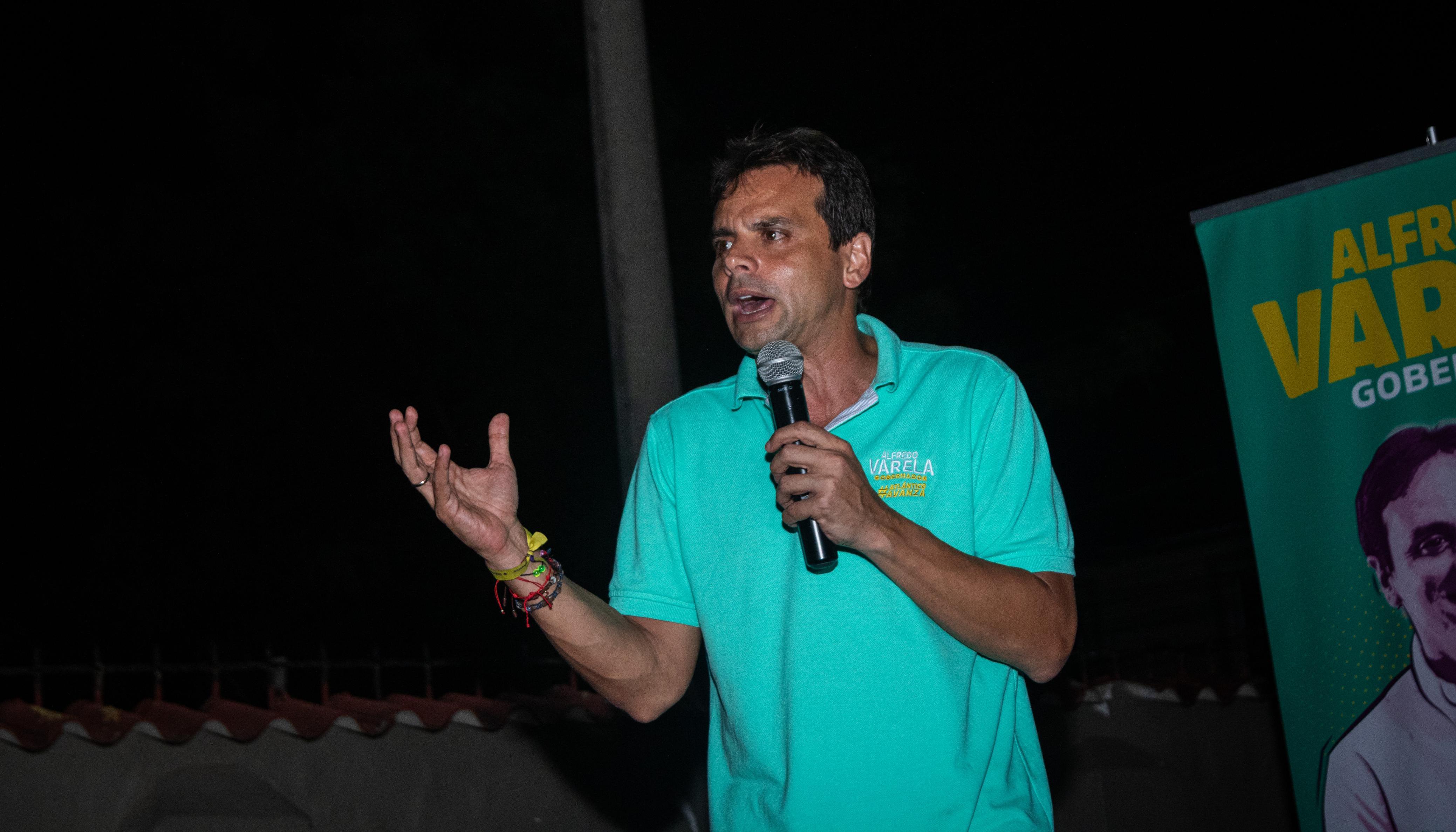 El candidato a la Gobernación del Atlántico, Alfredo Varela.
