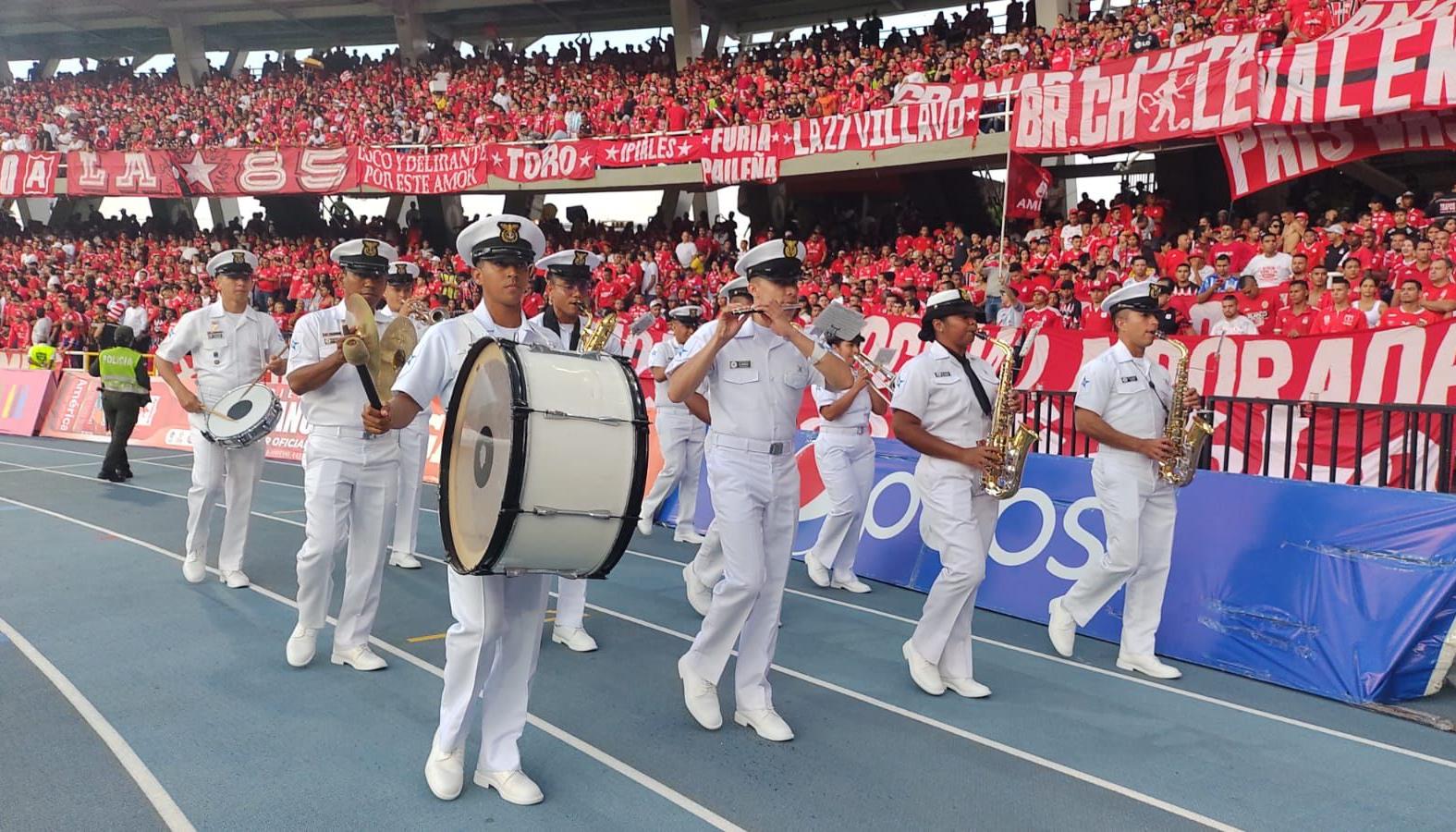 La Armada Nacional realizará actos en todos los estadios donde haya partido en esta fecha.