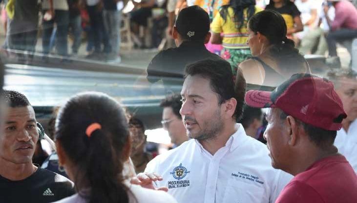 Imagen de la comisión de la Procuraduría.
