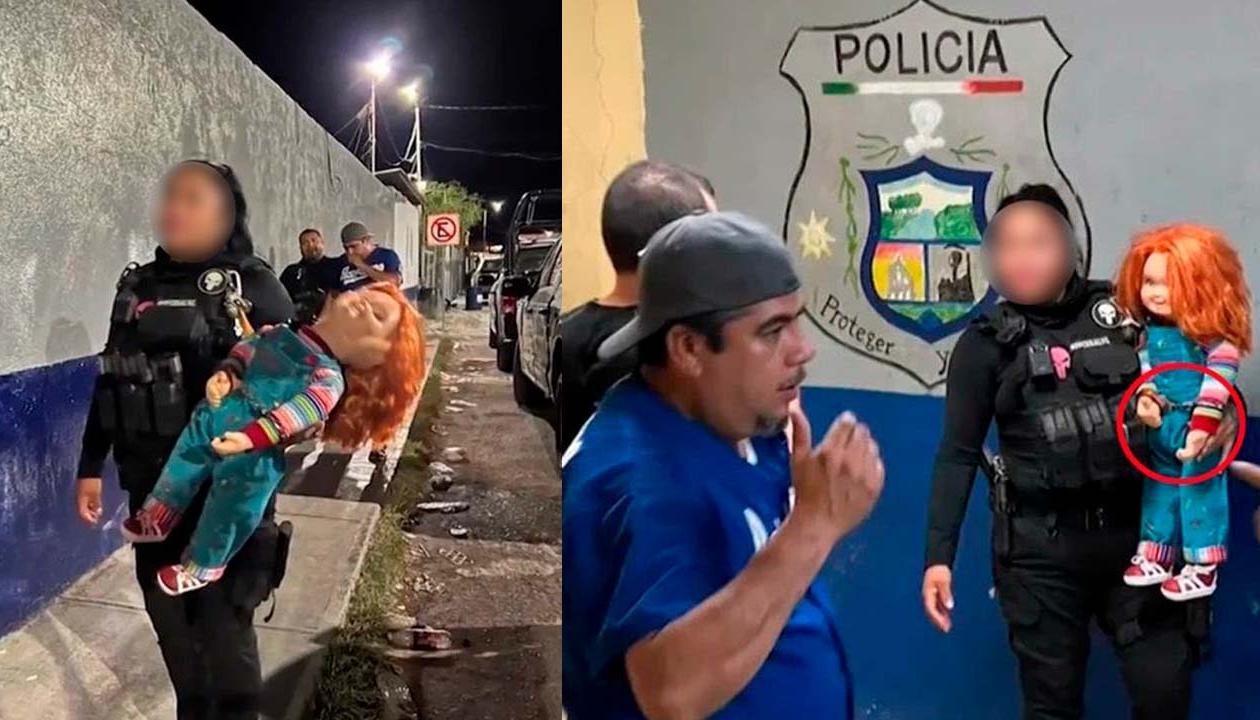 'Chucky' cuando era reseñado por la Policía de Monclova, México