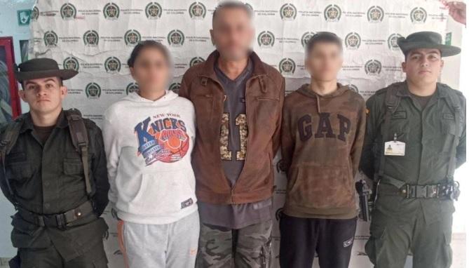 Los tres capturados por narcotráfico
