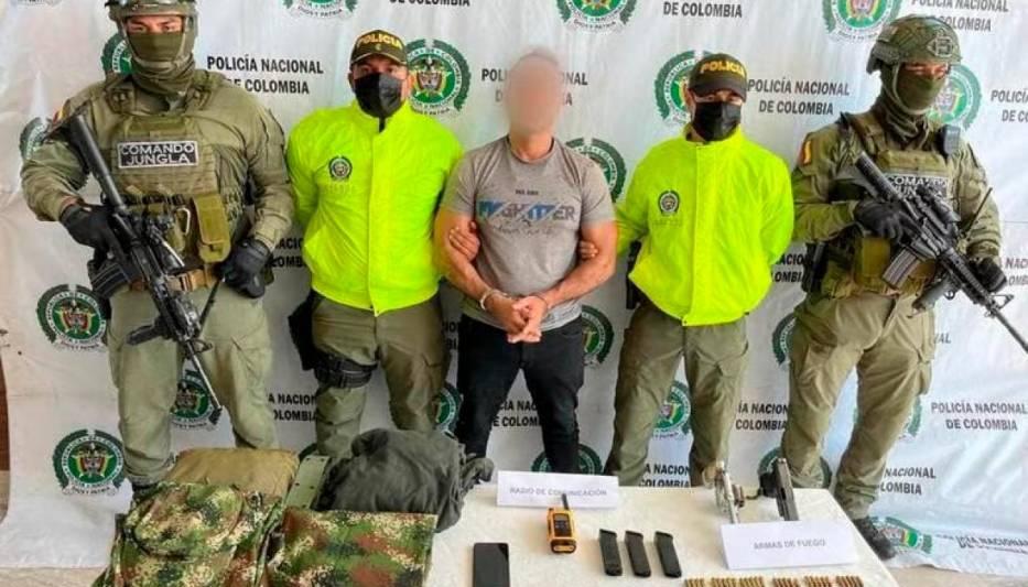 Luis Felipe Romero Durán, alias ‘Milton’ o ‘Careloca’, capturado en Dibulla