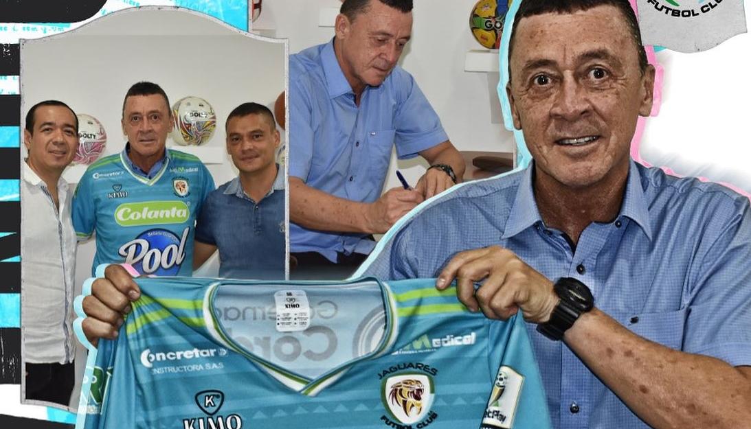 Carlos Mario Hoyos, nuevo técnico de Jaguares de Montería.   