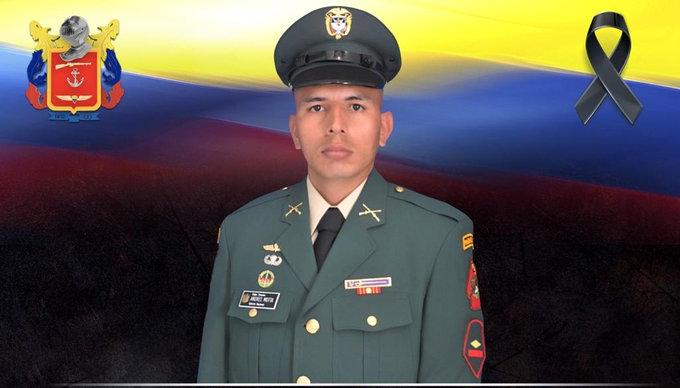 El cabo Andrés Mauricio Motta