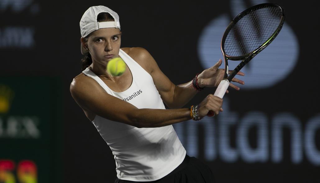 Emiliana Arango llegó hasta cuartos de final del torneo de Guadalajara. 