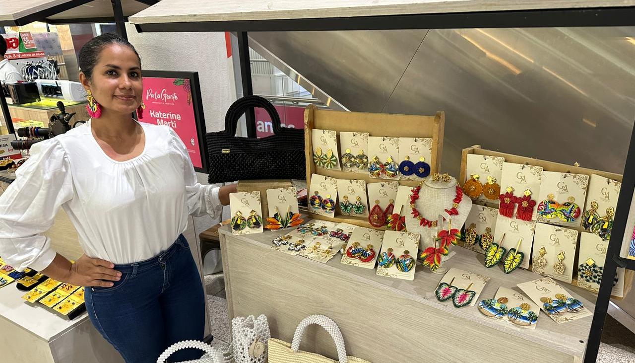Una de las artesanas que estará en el Mall Plaza.