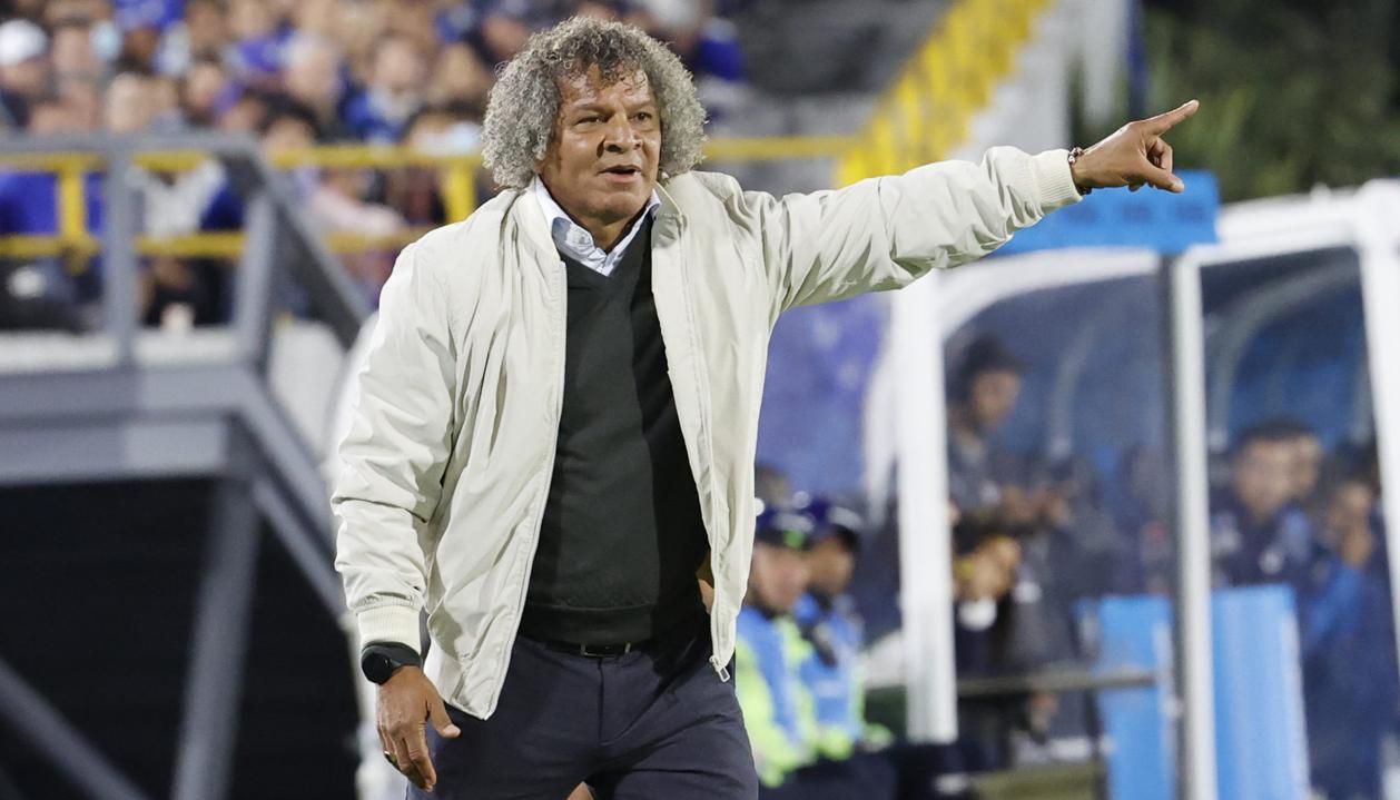 Alberto Gamero dirige a Millonarios desde el 2020.