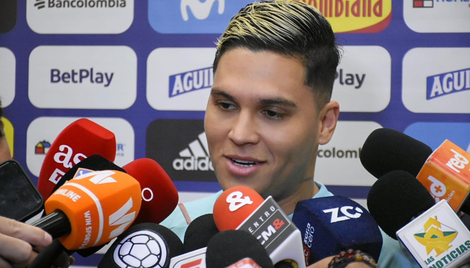 Quintero atendió a los medios en la sede deportiva de la Federación Colombiana de Fútbol.