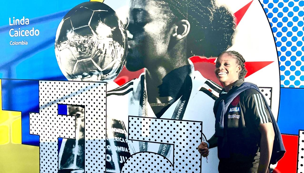 Linda Caicedo, futbolista colombiana del Real Madrid. 