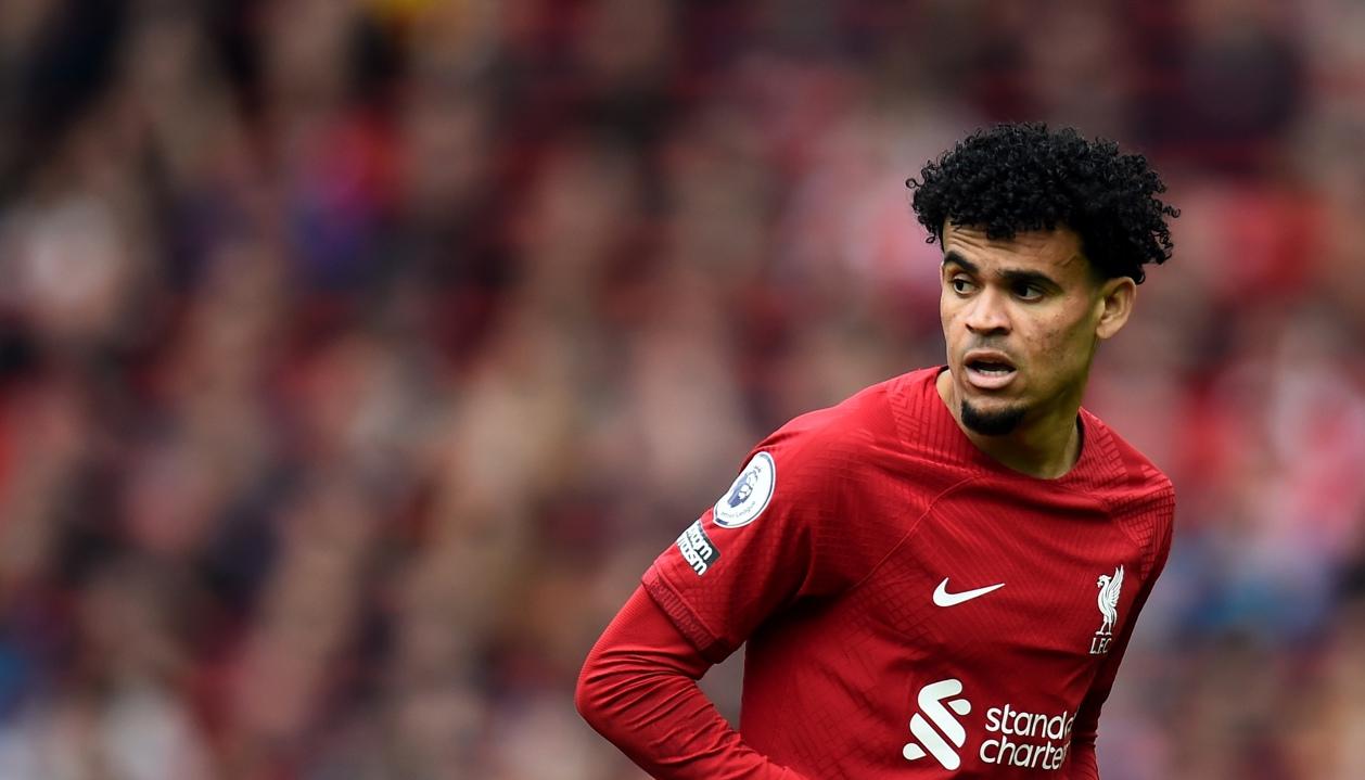 Luis Díaz, delantero colombiano del Liverpool. 
