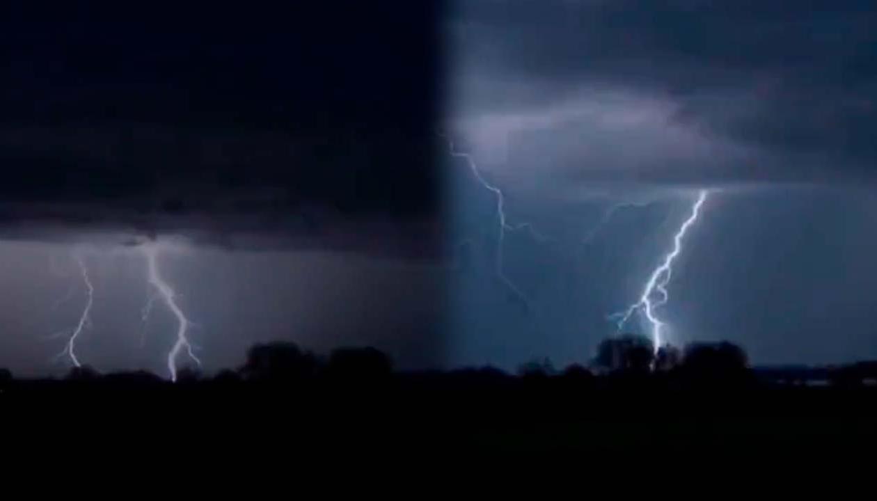 La tormenta eléctrica inusual del sábado en el Estado de Odisha, en India