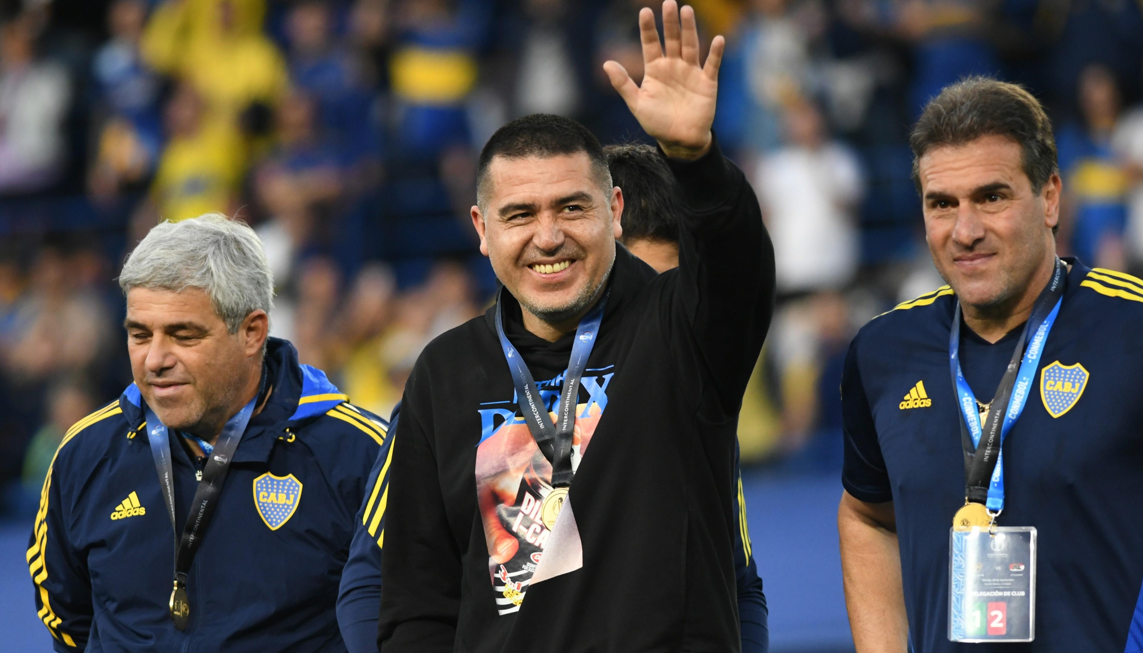 Juan Román Riquelme, vicepresidente de Boca Juniors. 