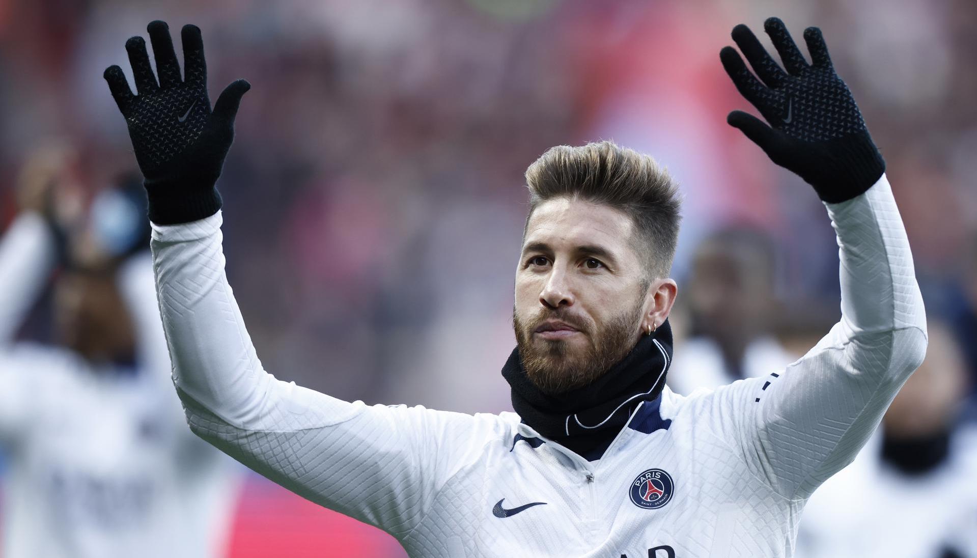 Sergio Ramos en sus tiempos de jugador del Paris Saint-Germain.