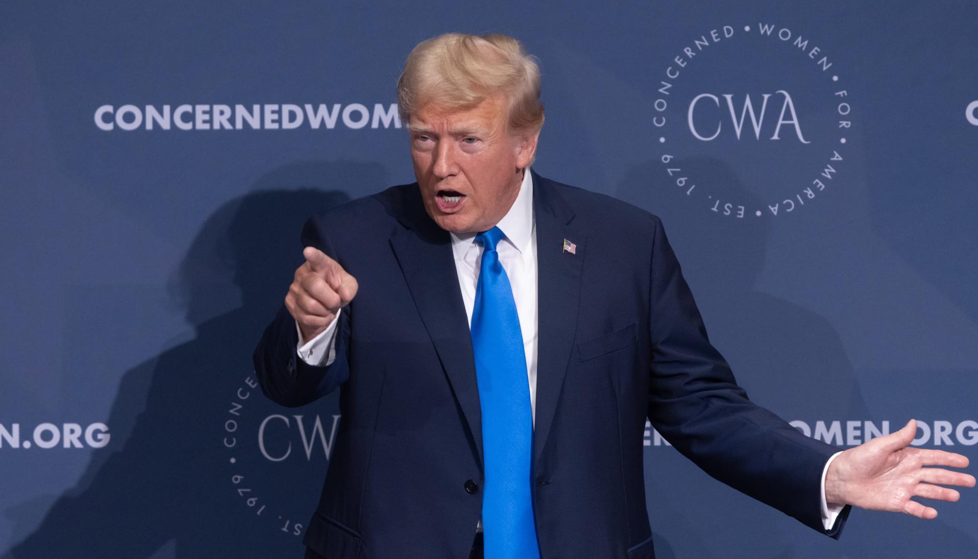 El expresidente Donald Trump