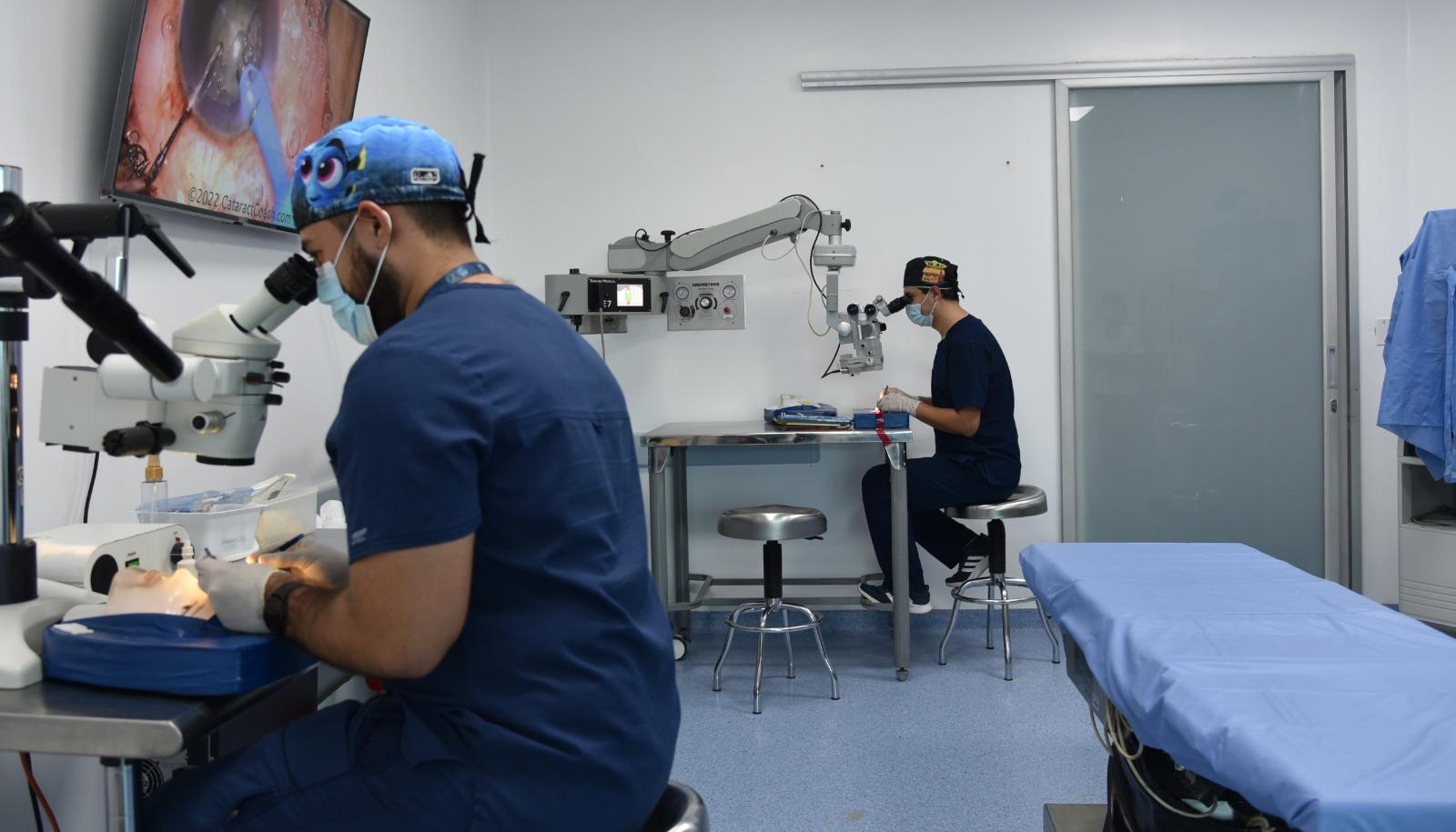 Prueba final en un hospital simulado.