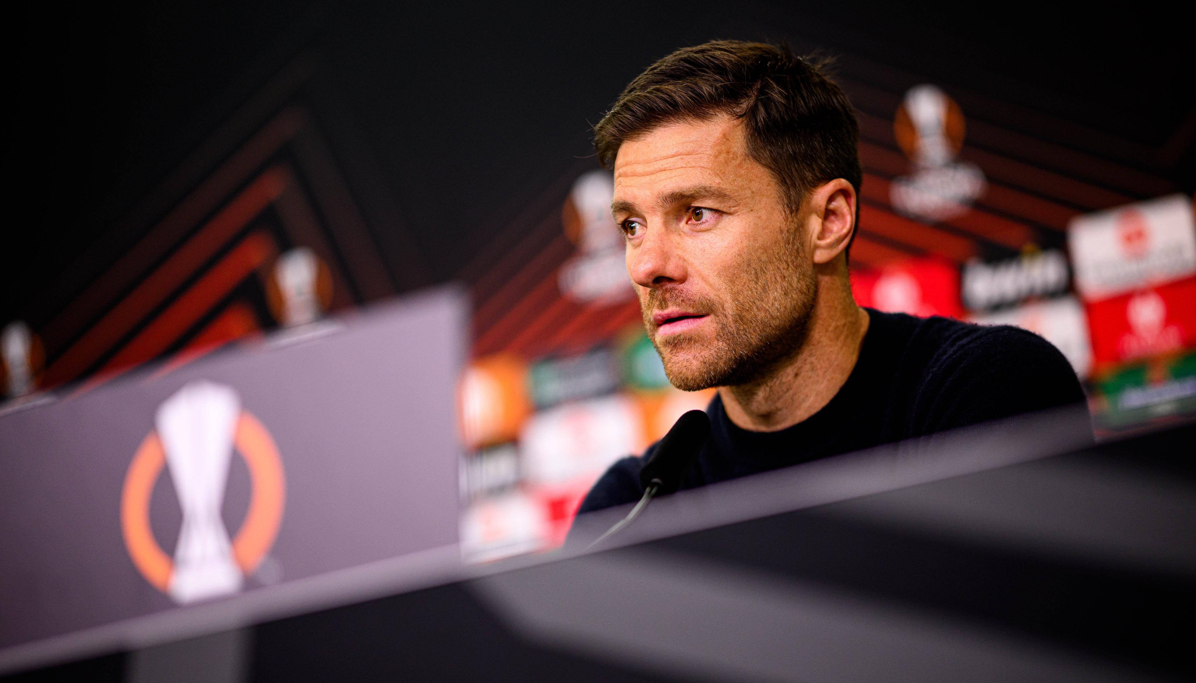 Xabi Alonso, entrenador del Bayer Leverkusen. 