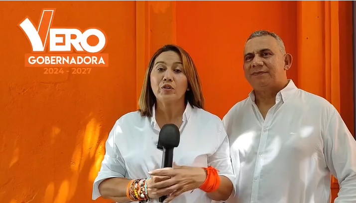  Verónica Patiño con su esposo Máximo Noriega.