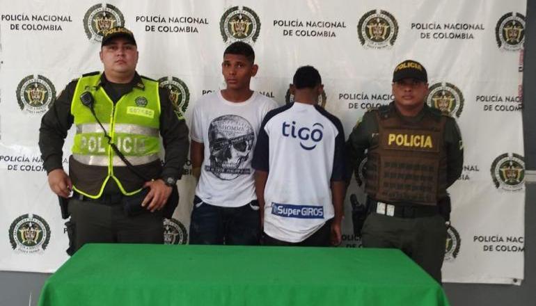 Los dos detenidos por el crimen en 7 de Abril.