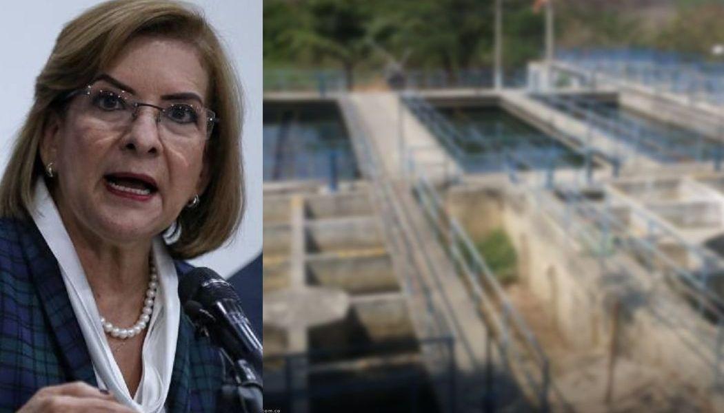 La Procuradora General Margarita Cabello y el acueducto.