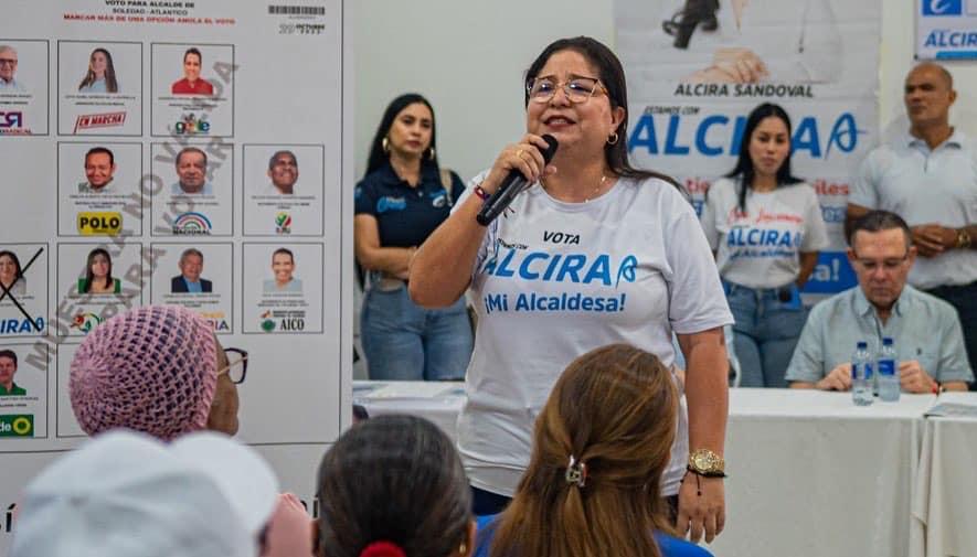 Alcira Sandoval, alcaldesa electa de Soledad.