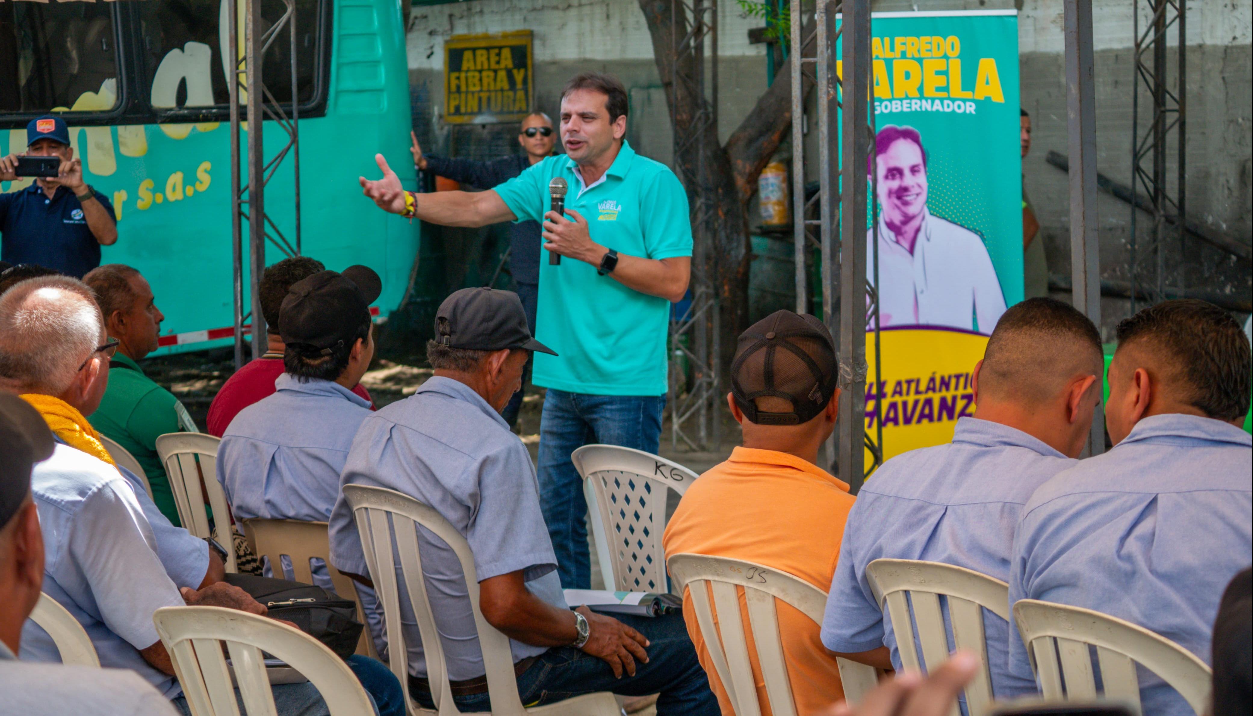 Alfredo Varela, candidato a la Gobernación del Atlántico.