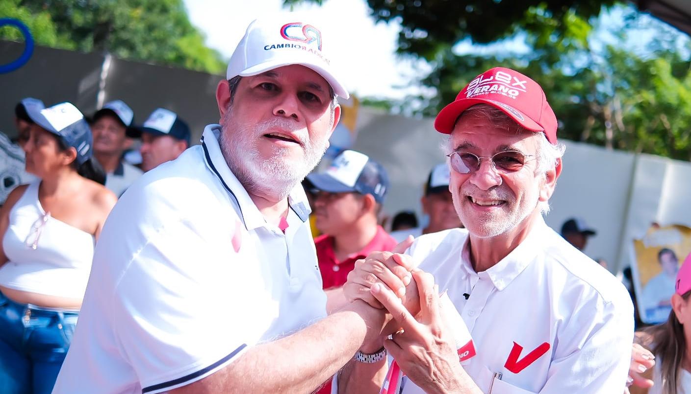 Senador Antonio Zabaraín y Eduardo Verano, candidato a la Gobernación del Atlántico.