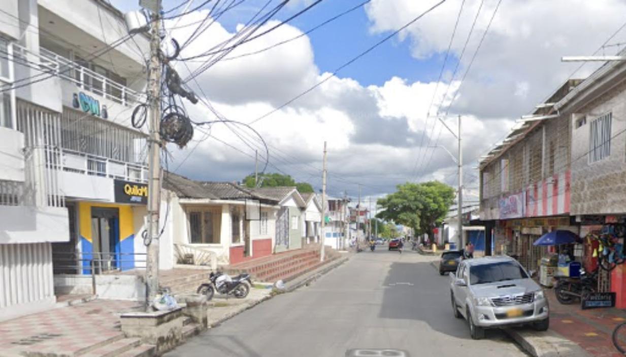 Lugar donde ocurrió el crimen. 