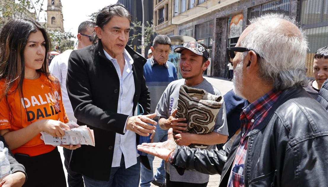El candidato a la Alcaldía de Bogotá, Gustavo Bolívar.