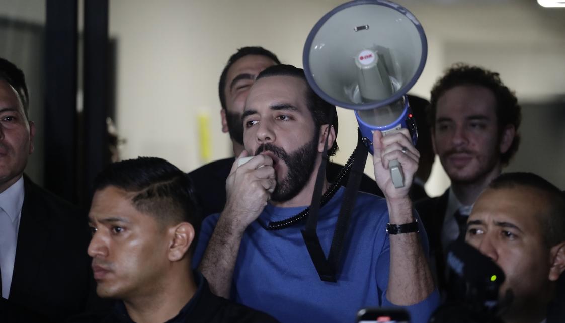 El presidente de El Salvador, Nayib Bukele.