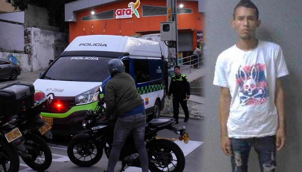 César Junior Navarro Jiménez, presunto coautor del doble homicidio.
