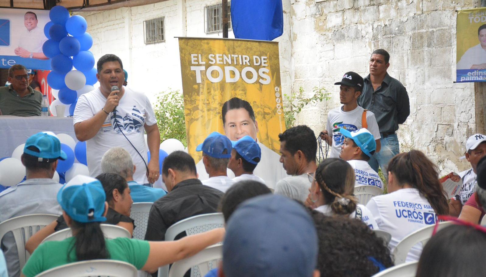 Edinson Palma, candidato a la Alcaldía de Baranoa.