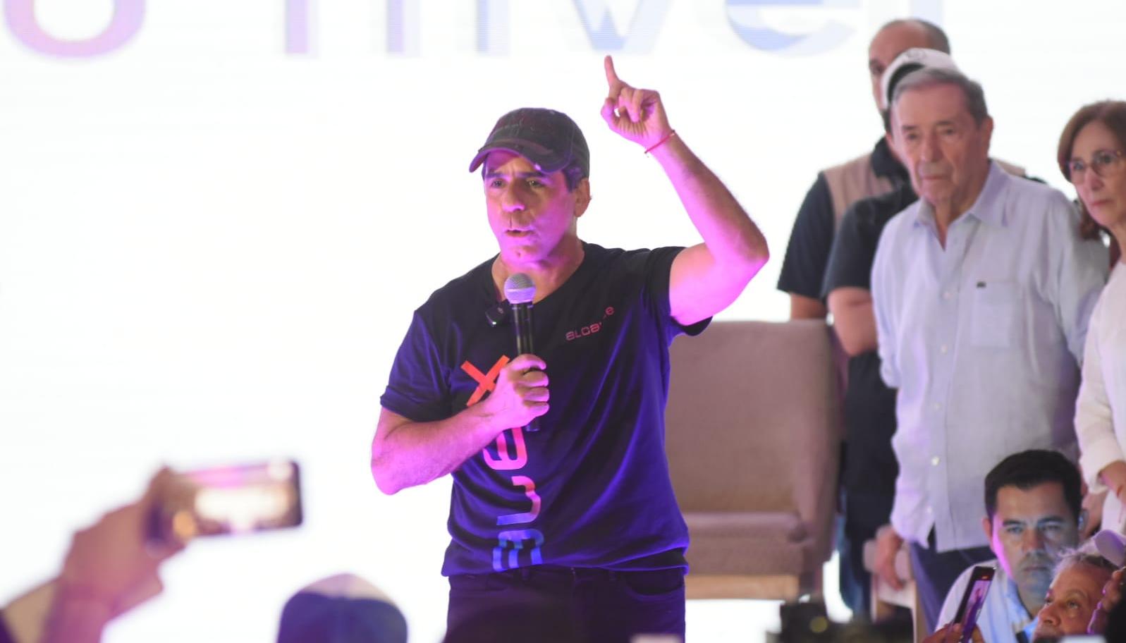 El candidato a la Alcaldía de Barranquilla, Alex Char.