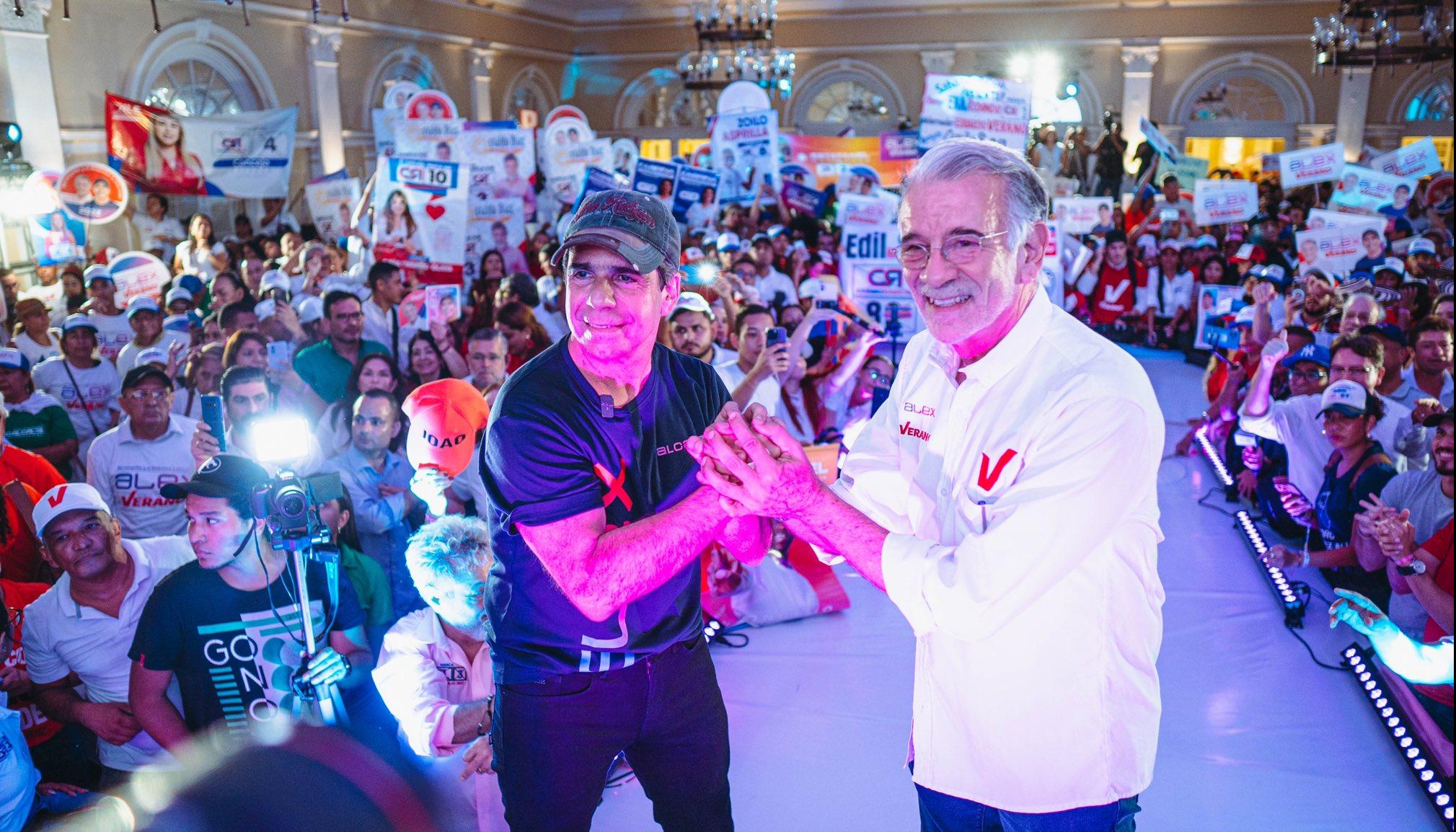 Alex Char y Eduardo Verano.