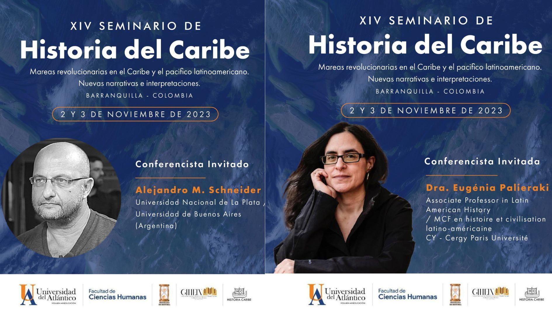 Alejandro M. Schneider y Eugenia Palieraki, conferencistas invitados.