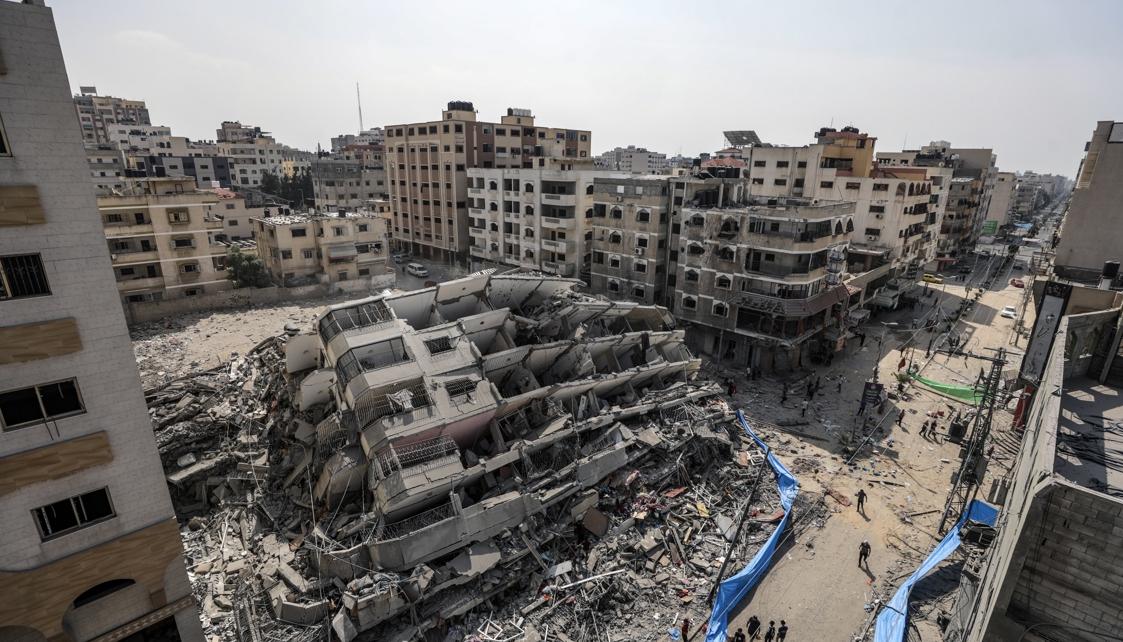 La destrucción en Gaza.