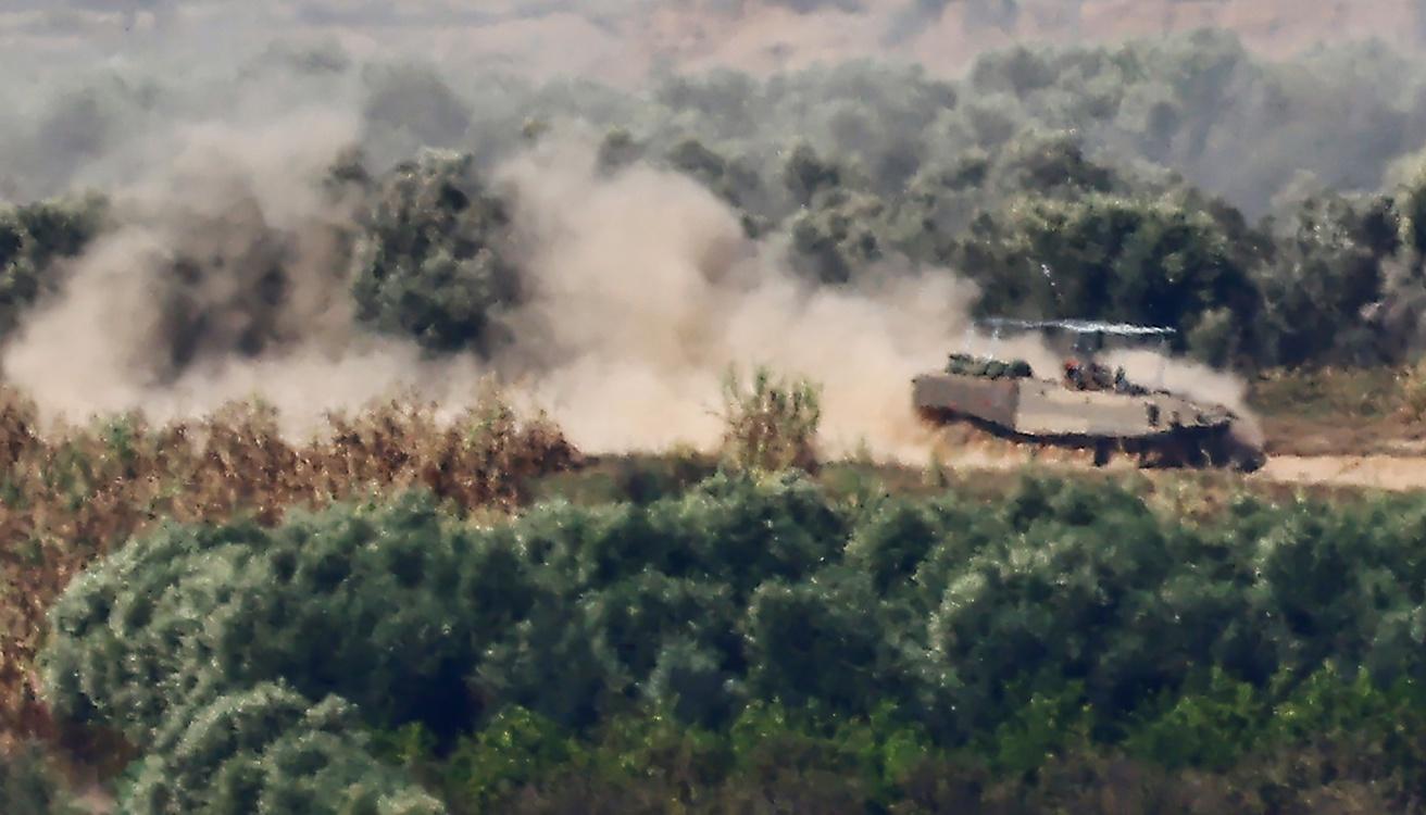 Enfrentamientos en el norte de Gaza. 