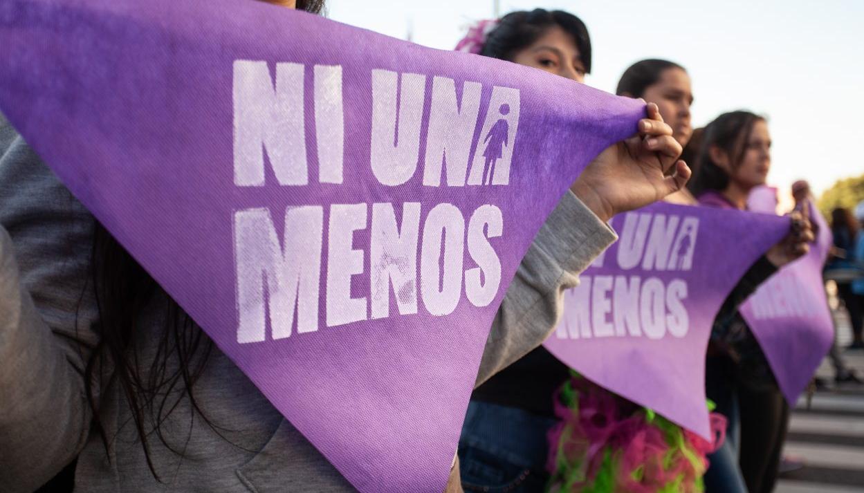 Protesta contra el feminicidio. 