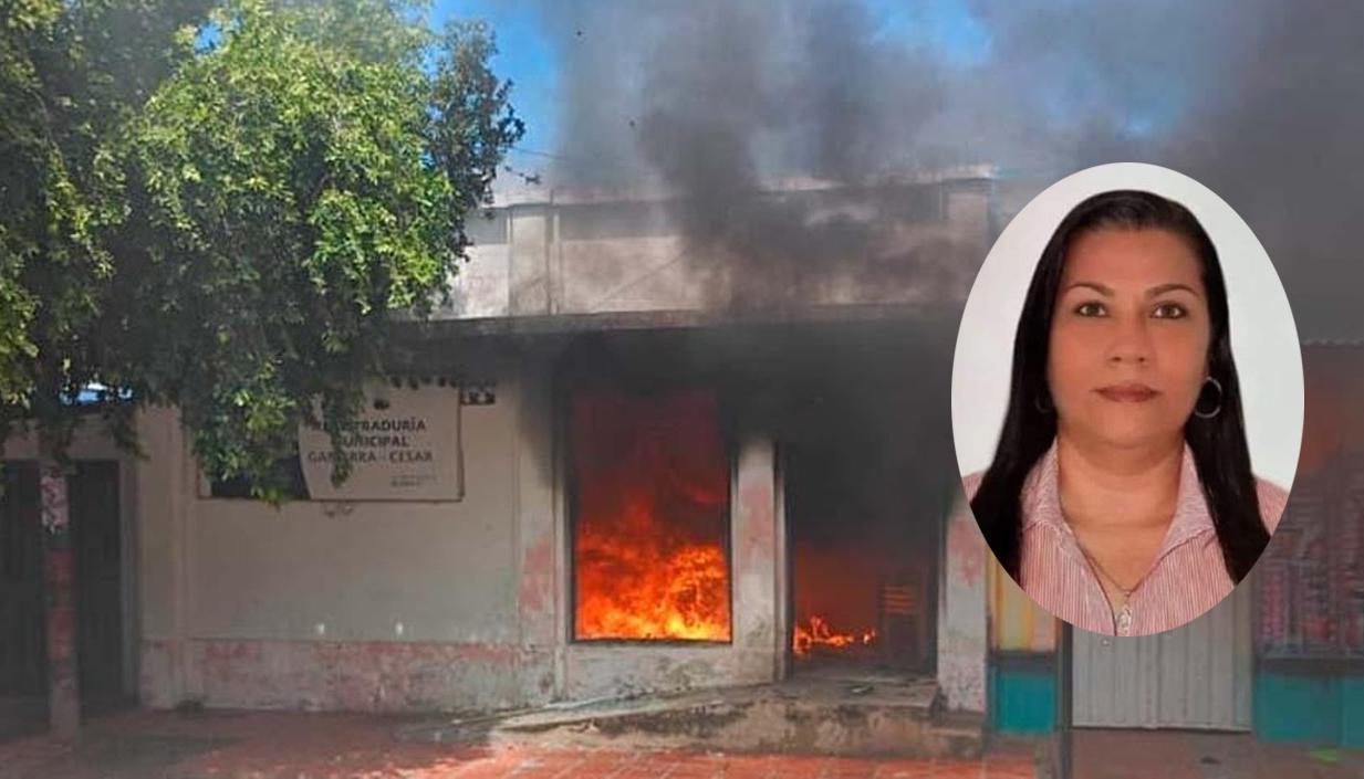  Duperly Arévalo Carrascal, víctima mortal de la asonada contra la Registraduría en Gamarra, Cesar.