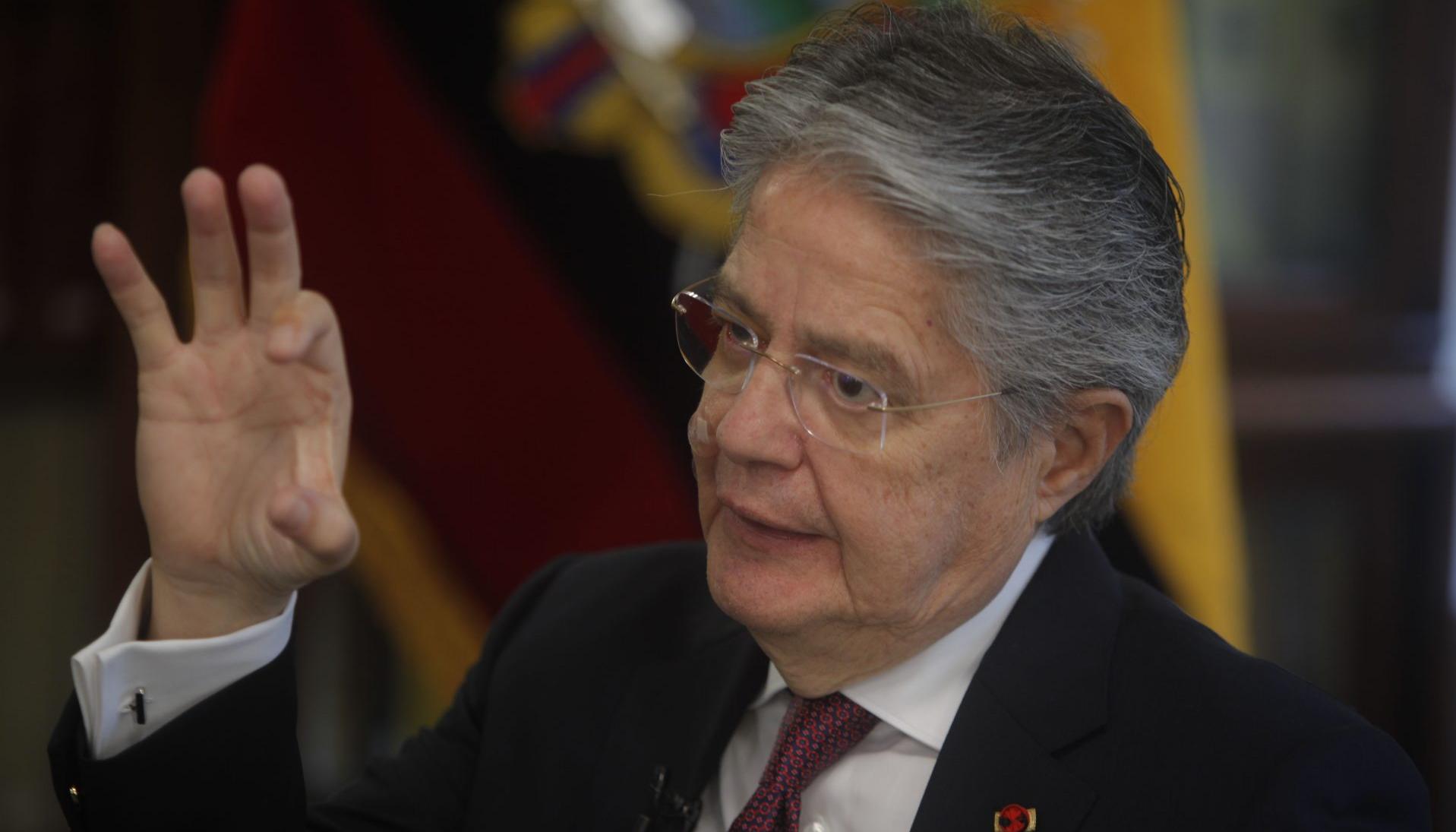 Guillermo Lasso, presidente de Ecuador. 