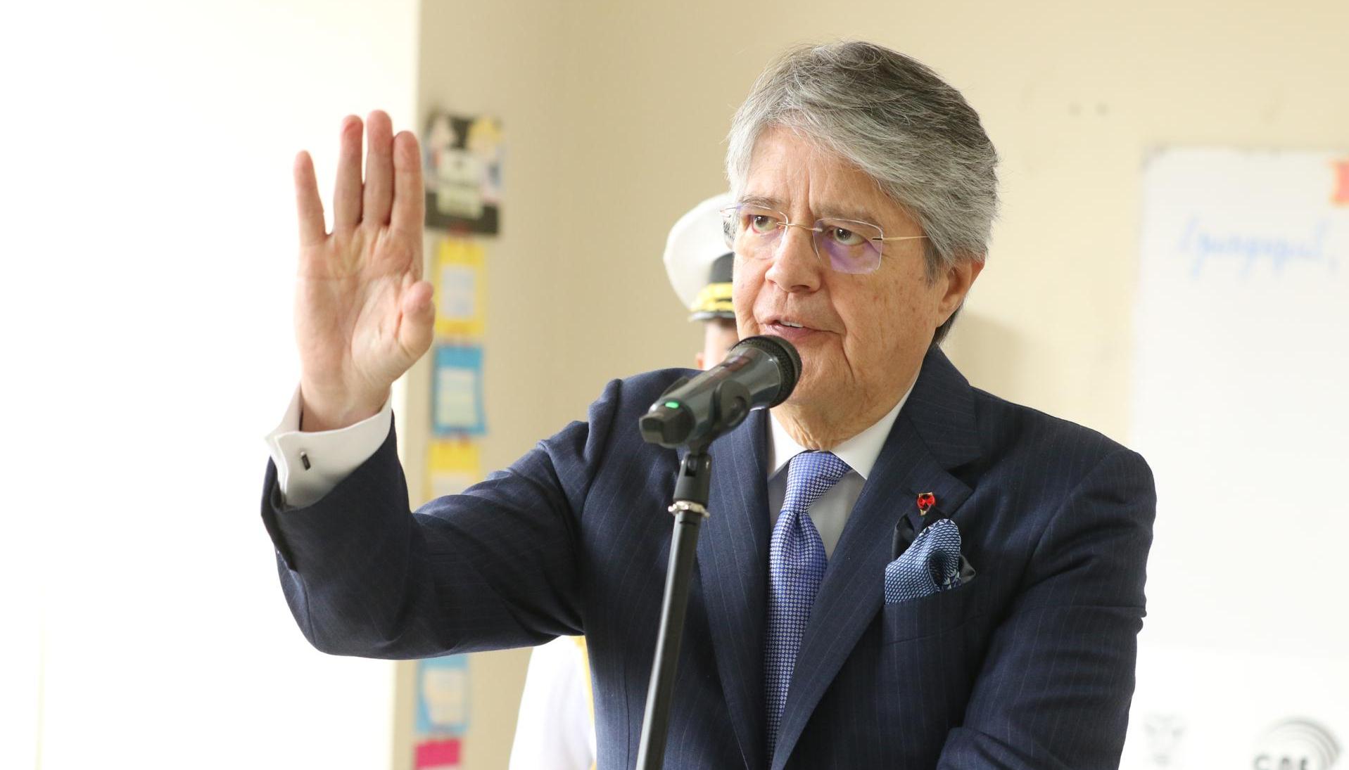 Guillermo Lasso, presidente de Ecuador. 